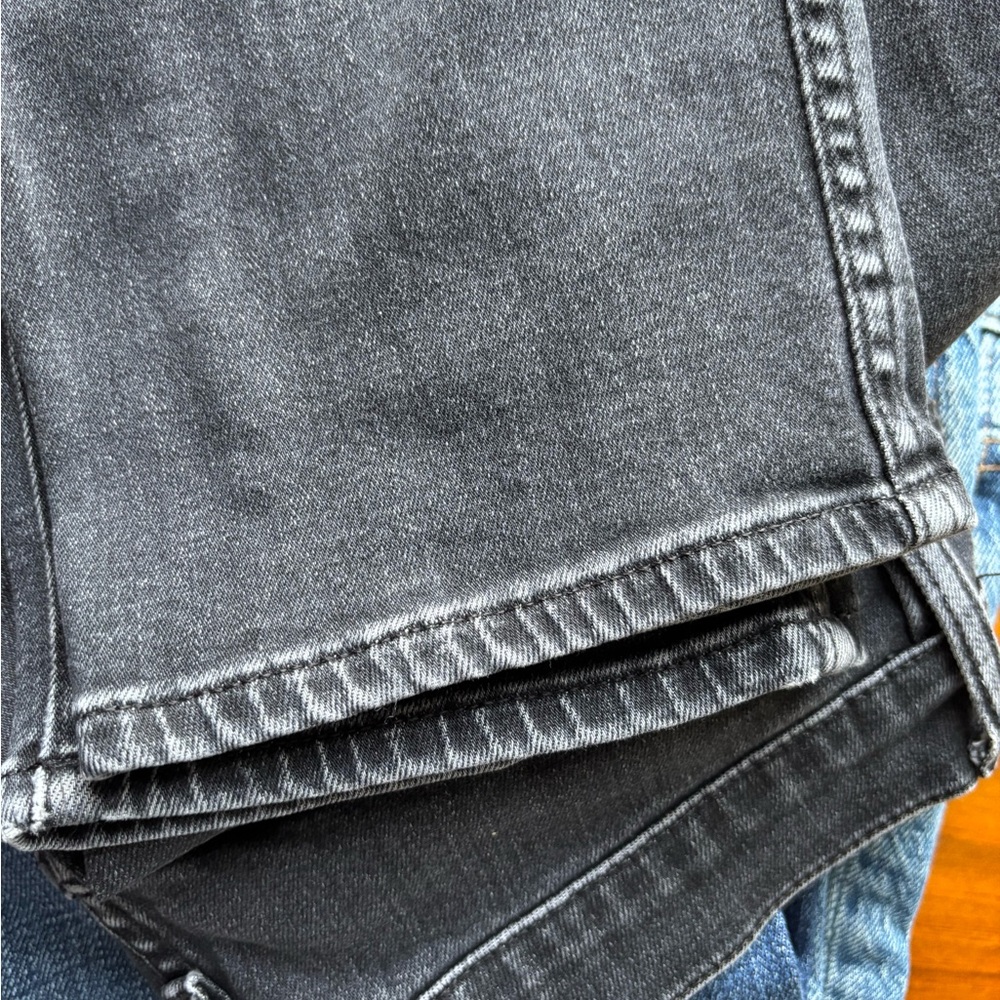 J.Crew Vintage Straight Jeans, washed black, size 28 - Picture 9 of 11